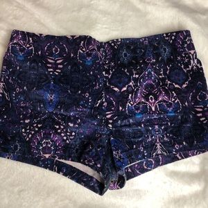 Urban Outfitters velvet shorts